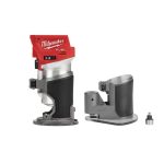Milwaukee M18 Fuel 18V Lithium-Ion Brushless Cordless Compact Router w/ Compact Router Offset Base