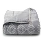 Altavida 12-Lb. Ultra Plush Faux Mink Weighted Blanket, Grey, 12 lbs