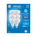 GE Refresh 65-Watt EQ BR30 Daylight Medium Base (e-26) Dimmable LED Light Bulb (6-pack) Item #952381 | Model #93130642