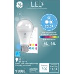 Ge Bulb, LED+, Color, 9.5 Watts
