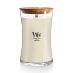 WoodWick Large Hourglass Candle, Vanilla Musk, 21.5 oz.