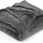 Utopia Bedding Fleece Blanket Queen Size Grey 300gsm Luxury Fuzzy Soft Anti-Static Microfiber Bed Blanket