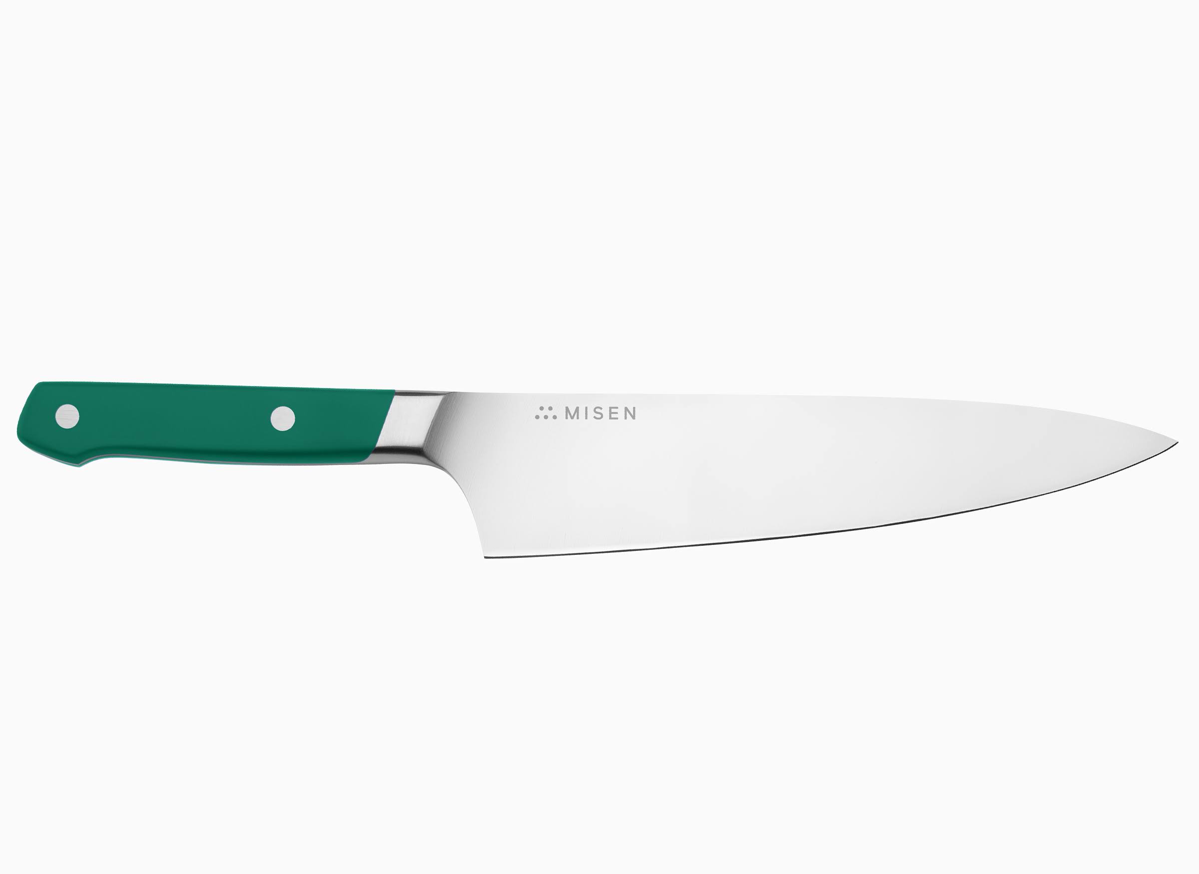 b9f17dbb51dcb8b52a00c490e7af62040702976df8d11a78f167555a9adaf0eb.jpg Misen | 2023 Best 8" Chef��s Knife | Green | Carbon Steel - Image 1