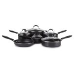 Cuisinart Advantage Nonstick 11-Piece Cookware Set, Black