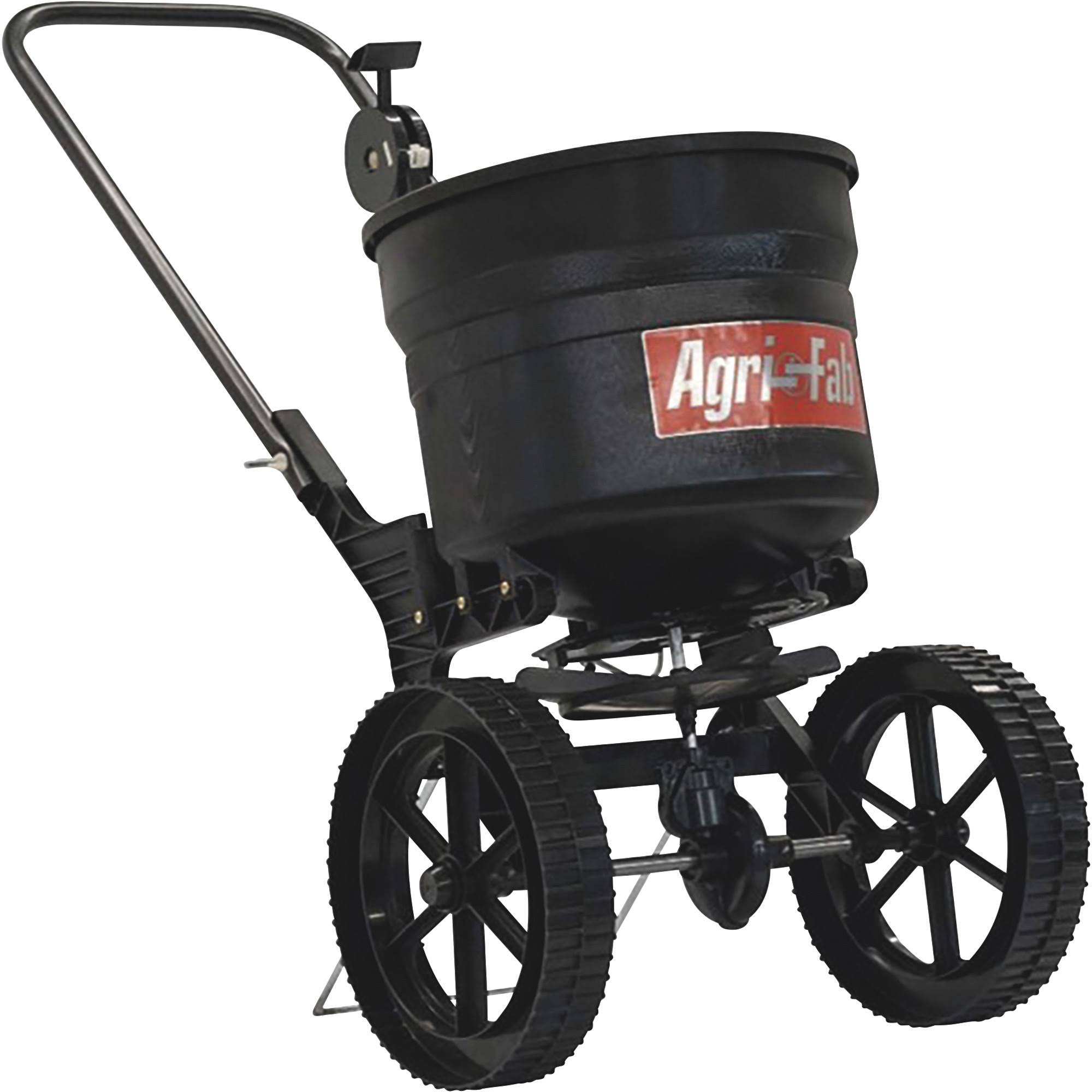 ba0ed5eaf37c561edf38e1766955e84855efa21285a383d83ee91c554fcdf8a5.jpg Agri-Fab 50 lb Push Broadcast Spreader 45-0566 - Image 1