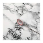 d-c-fix 26 in. x 78 in. Marble White Self Adhesive Vinyl Film for Countertops, Cabinets and Other Furniture Items