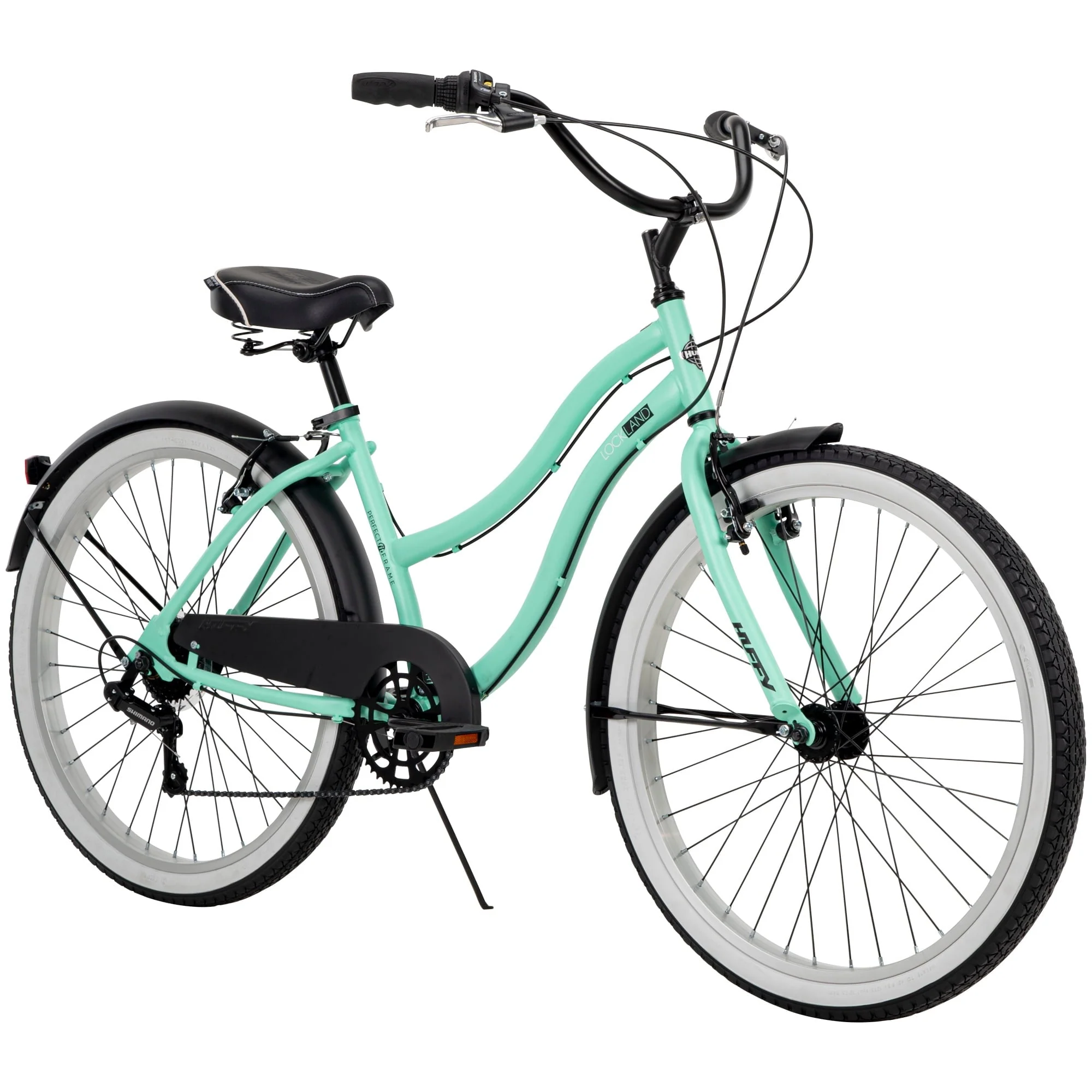 ba315f7f845dd989bb4ff49bcec21e1ba46c9f0117709fc612e414e086f2827d.webp 26 - In. Women'S Lockland 7 - Speed Cruiser Bike, Sea Foam, Green - Image 1