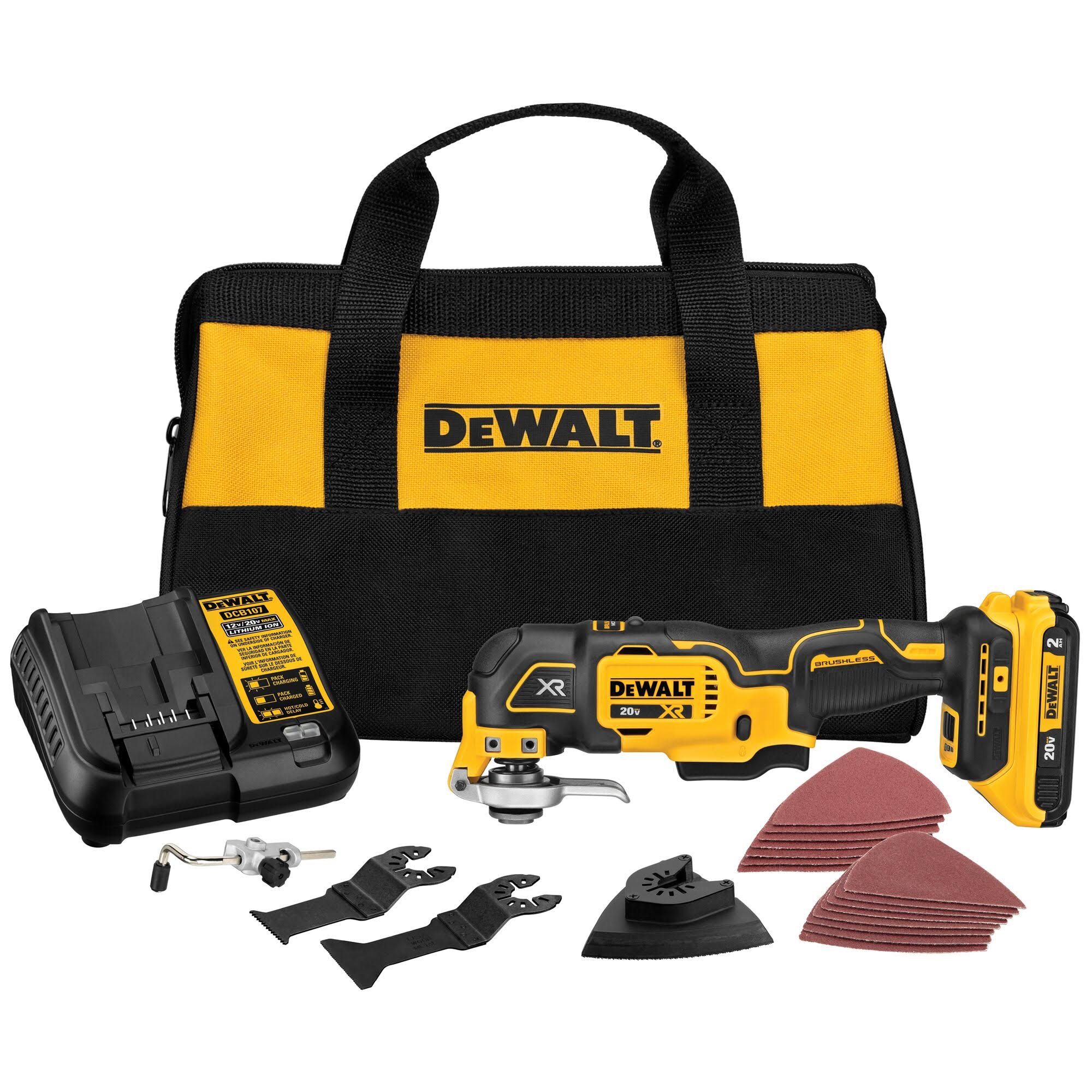 ba46f5af5b99fbcf6301af0ce72c7137eab987a6e884f13098688f0215e5cded.jpg DeWalt 20V MAX* XR 3-Speed Oscillating Multi-Tool Kit-Instock - Image 1