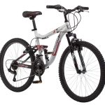 Ledge 2.1 Mountain Bike. 24-inch wheels. 21 speeds. boys frame. Silver/Red
