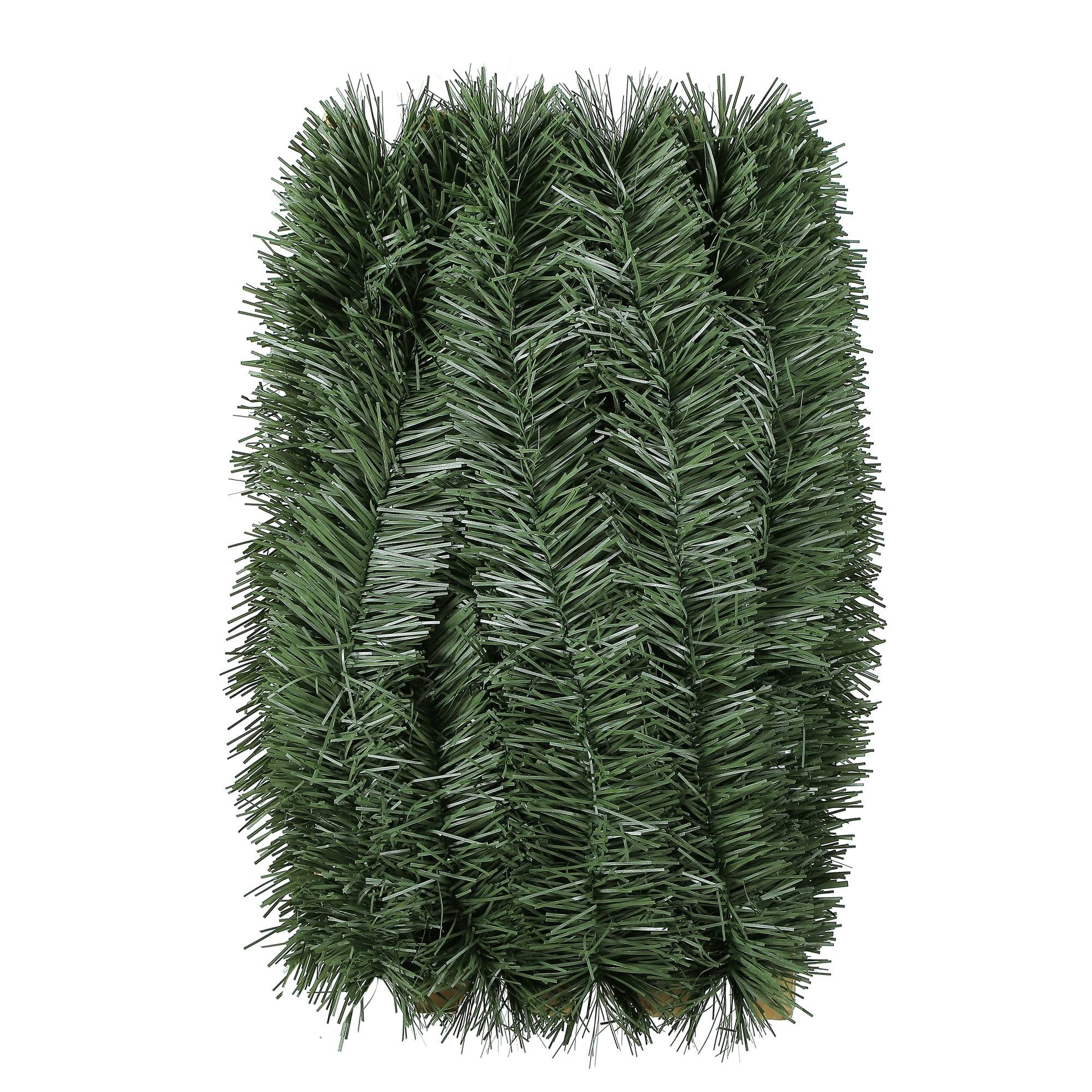ba7072900e1f7ffe270c5df5b4db2052a8ab3693ba32c8d6ff70b63adb8e82fe.jpg 50' Non-Lit Soft Christmas Garland, Green, PVC, by Holiday Time - Image 1