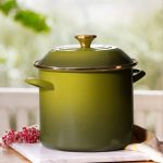 Le Creuset Enamel on Steel Stockpot | Olive, 10 Qt.