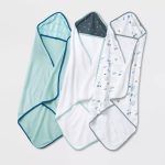 Baby Boys' 3pk Adventure Hooded Towel - Cloud Island Green