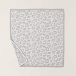 Barefoot Dreams CozyChic Barefoot in The Wild Baby Blanket - Stone / Cream