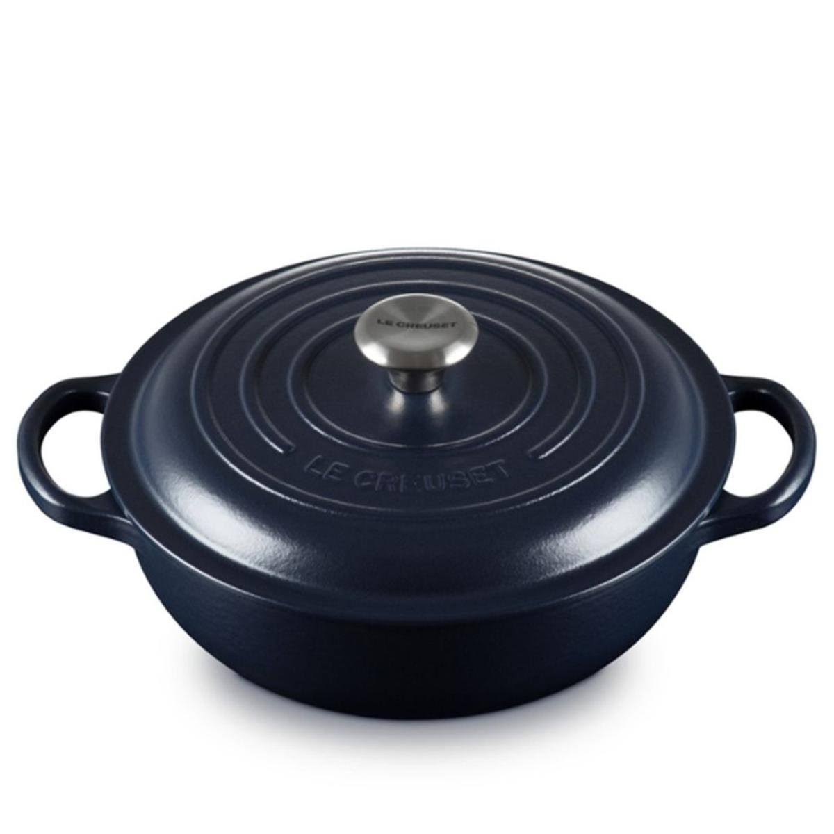 baa127b061be9547f231a4b6c878d43b4fdc3abbea0ac2d080f76f7d22bbd506.jpg Le Creuset Signature Enameled Cast Iron French Oven, 2 1/2-Qt., Matte Navy | Williams Sonoma - Image 1