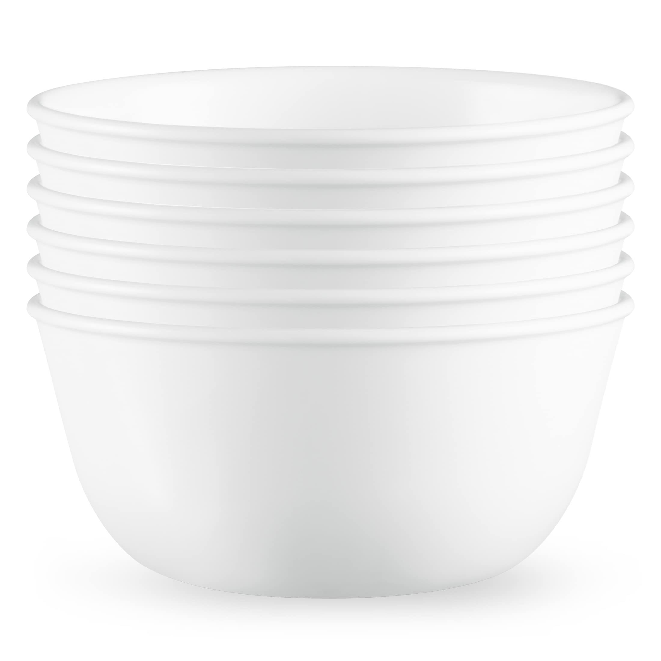 bad43459ab5d2ea12da89dd61f22e8ed64c5cac29d1b1f2345a849189bd06898.jpg Corelle Vitrelle 28-oz SoupCereal Bowls Set of 6, Chip & Crack Resistant Dinnerware Bowls for Soup, Ramen, Cereal and More, Trip - Image 1