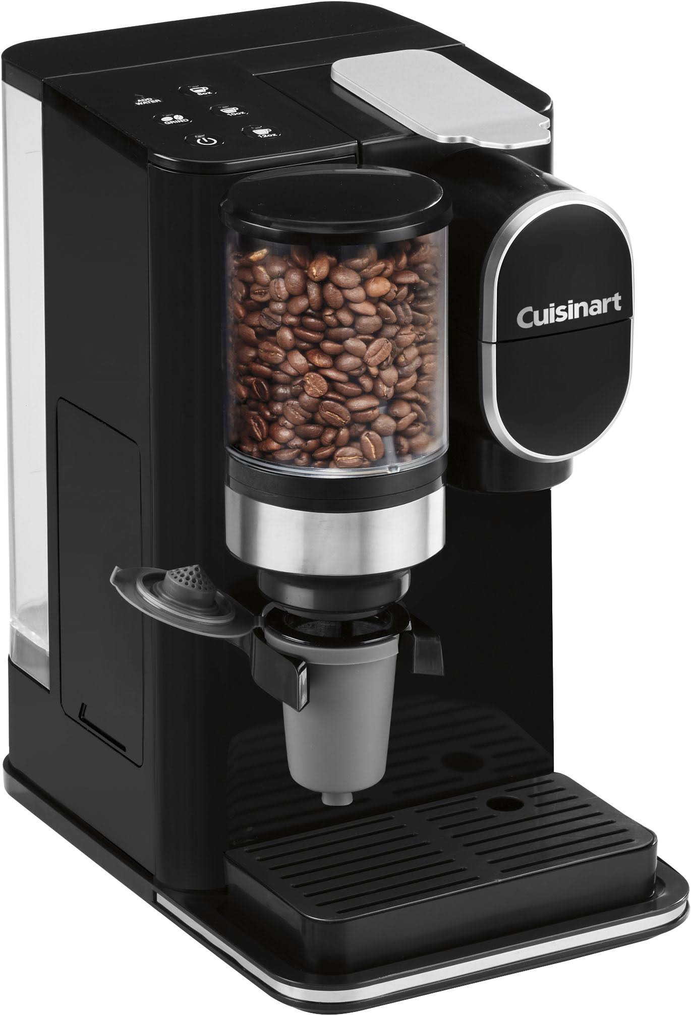 baf09a3daa2ec600991e2eed486b8cd6b61511c9a99a73f13ecffbc8d78b2f21.jpg Cuisinart - Grind & Brew Single-Serve Coffeemaker - Black - Image 1