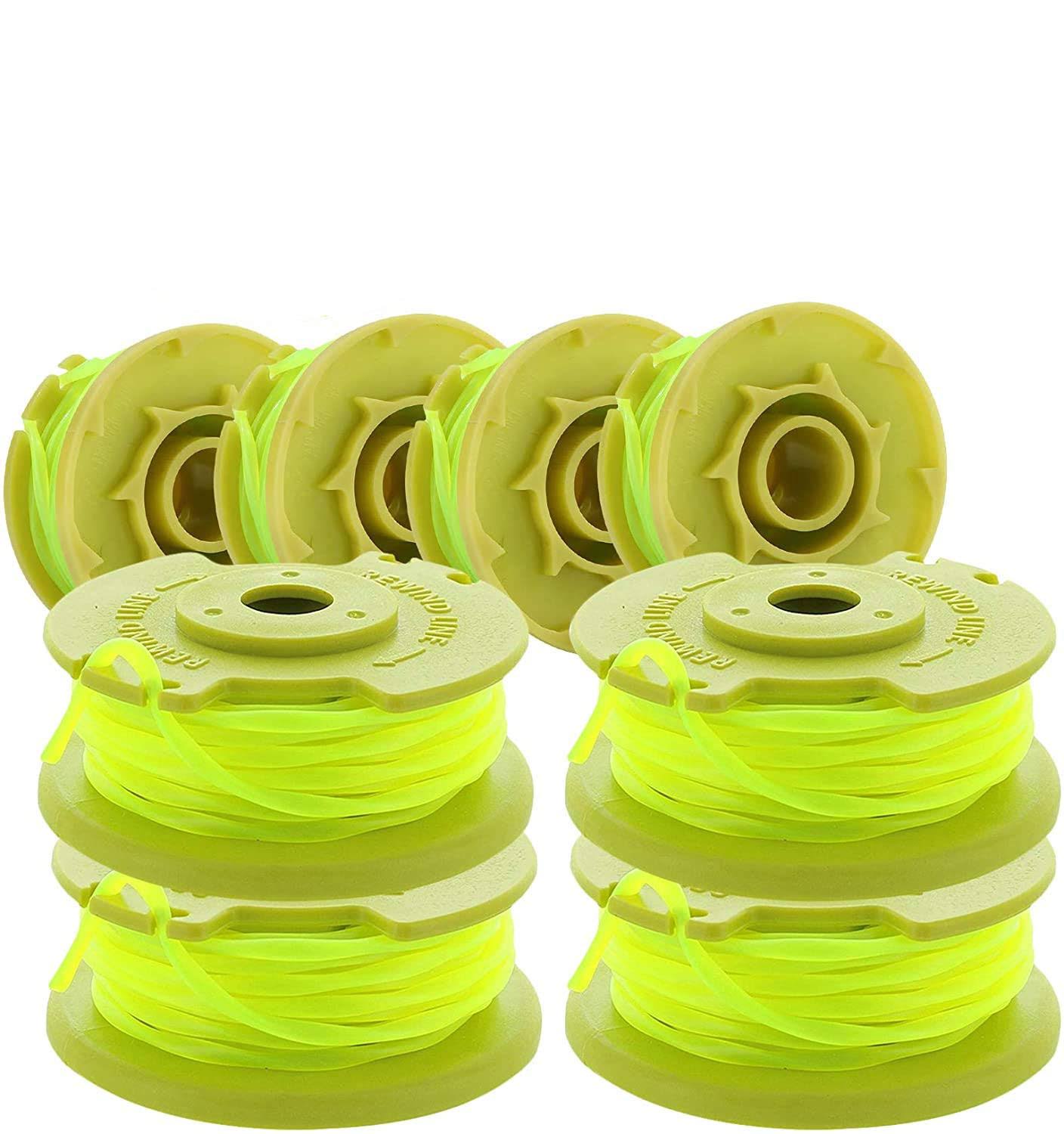bb14df9ec5ee4e7fd01c428bf357c353abe17c93e15006359d95a2841211cf27.jpg Ac80rl3 String Trimmer Replacement Spool Line 080 inch Twisted Line Compatible with Ryobi One Plus+ Ac80rl3 18V, 24V, and 40V Cordless Trimmers - Image 1