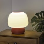 Jonathan Y Mushroom Modern Classic Plant-Based PLA 3D Printed Dimmable LED Table Lamp