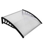 Window Awning Door Rain, Outdoor Polycarbonate Front Door Canopy, Awning Canopy for Patio, Window Door Cover for Rain Snow Sunlight Protection