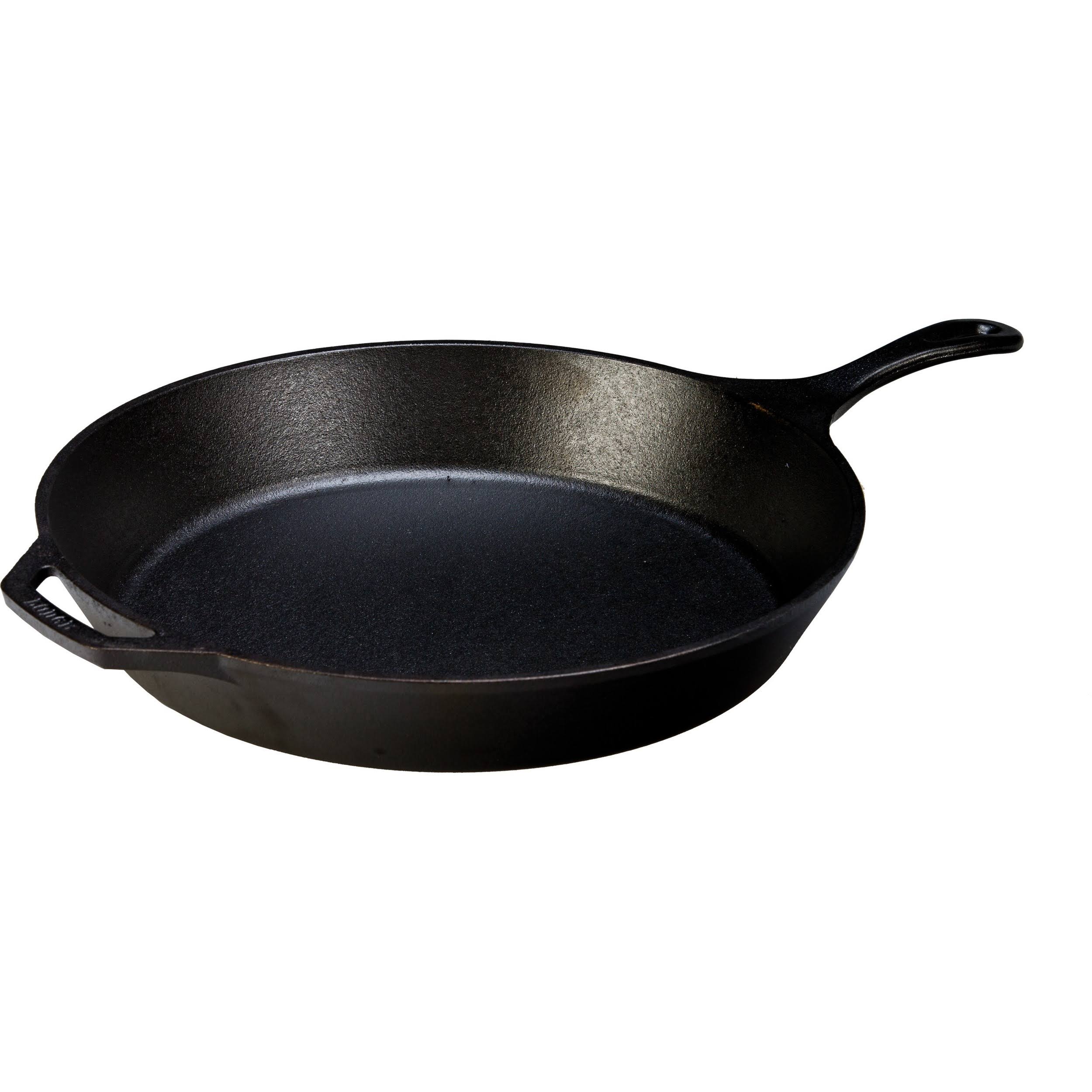 bb3ffb3a73b01294af1831fdb3e52c76c5fbd94bf7fc89f78ba1ef041a799c9c.jpg 15 inch Cast Iron Skillet Lodge L14SK3 - Image 1