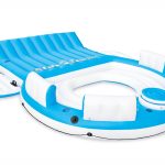 Intex Relaxation Island Inflatable Raft Blue