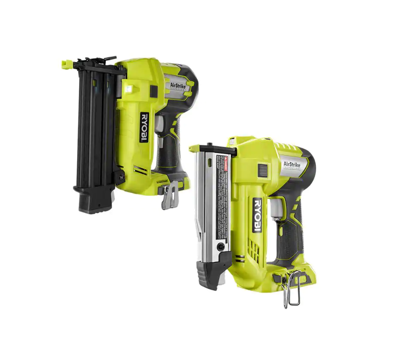 bbb425561bfbfe814052a23bdce42461a7469b6ef8100665717f6a9b8ae81ca2.png RYOBI P320P318 ONE 18V Cordless 2Tool Combo Kit with 18Gauge Brad Nailer and 23Gauge 138 in. Headless Pin Nailer Tools Only - MadeInUSA - Image 1