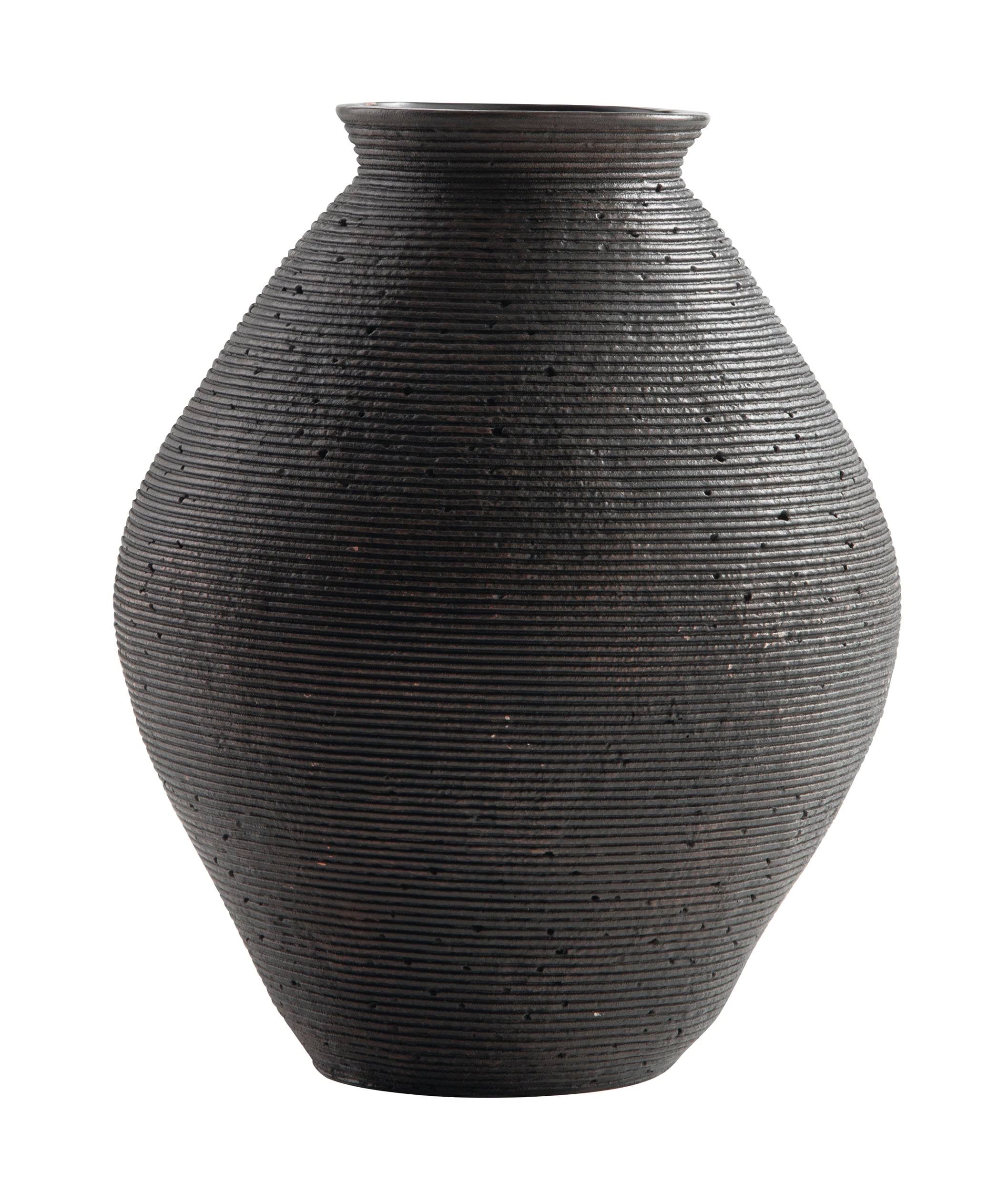 bbb568984305c1ee904996c5be35a2f22342e3e6111f7536fc79a4f18a31b115.jpg Ashley Hannela Vase - Antique Brown - Image 1