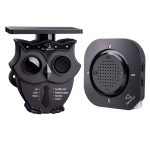 1/2 Mile Long Range Solar Wireless Driveway Alarm System IP65 Weatherproof Outdoor Motion Detectors&Sensor 120dB Siren Sound Light Security Alert