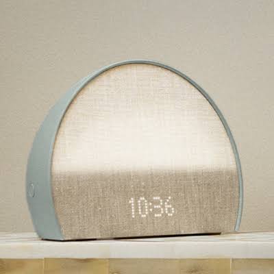 bbd6831bd53b78835e358590ec37ea2095664fe5c3eac867419b4293afee8172.jpg Restore 2 Sound Machine with Smart Light Sunrise Alarm Clock in Slate by Hatch - Image 1