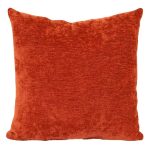 at Home Chenille 18" Rust Throw Pillow