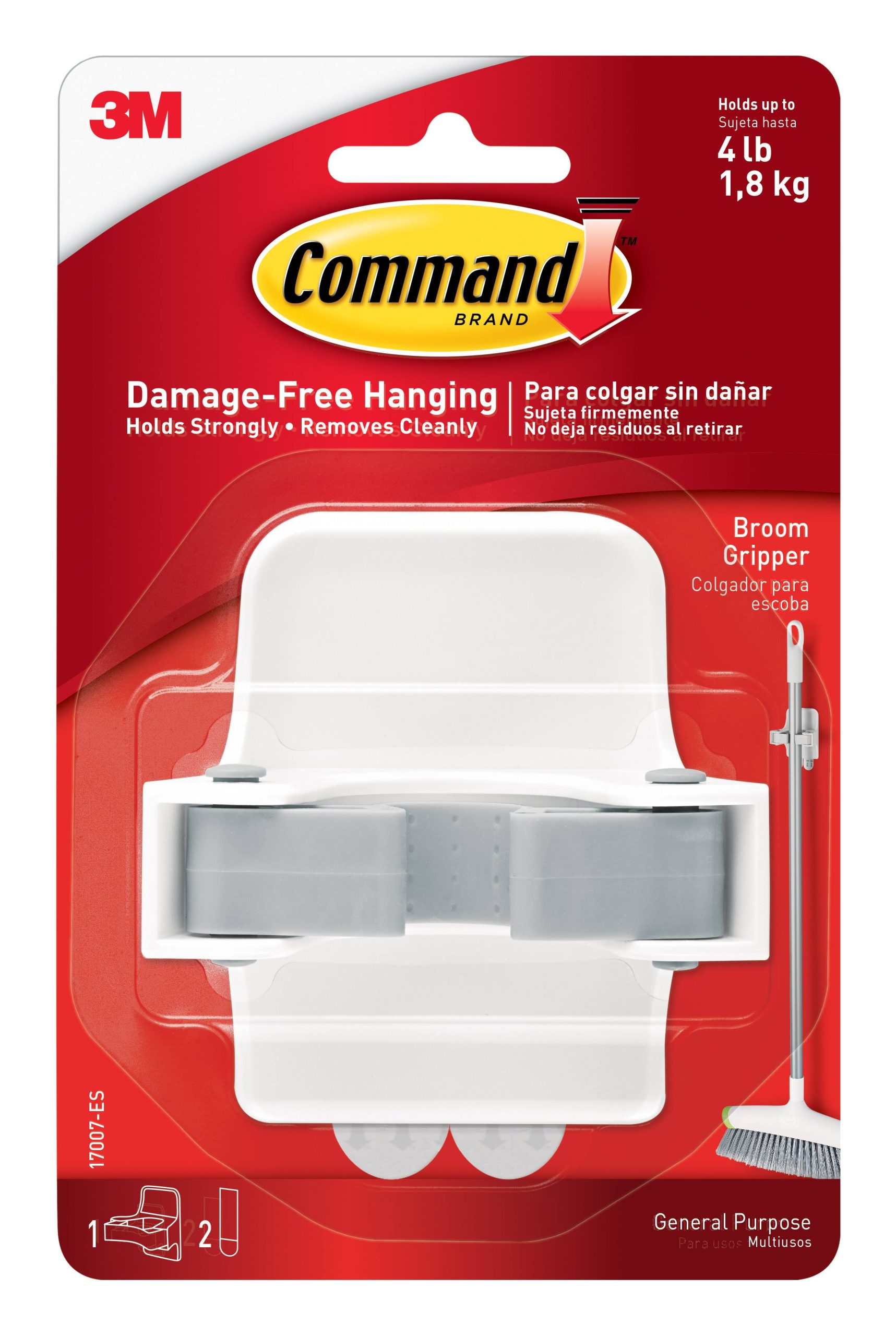 bc06a2885478d3cabfb50255ff22824d2bba6d07a1fd7e2aee58d2397f0d9195.jpg Command Broom Gripper, General Purpose - Image 1
