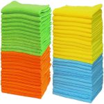 Simple Houseware 50 Pack Microfiber Cleaning Cloth 12" x 12"