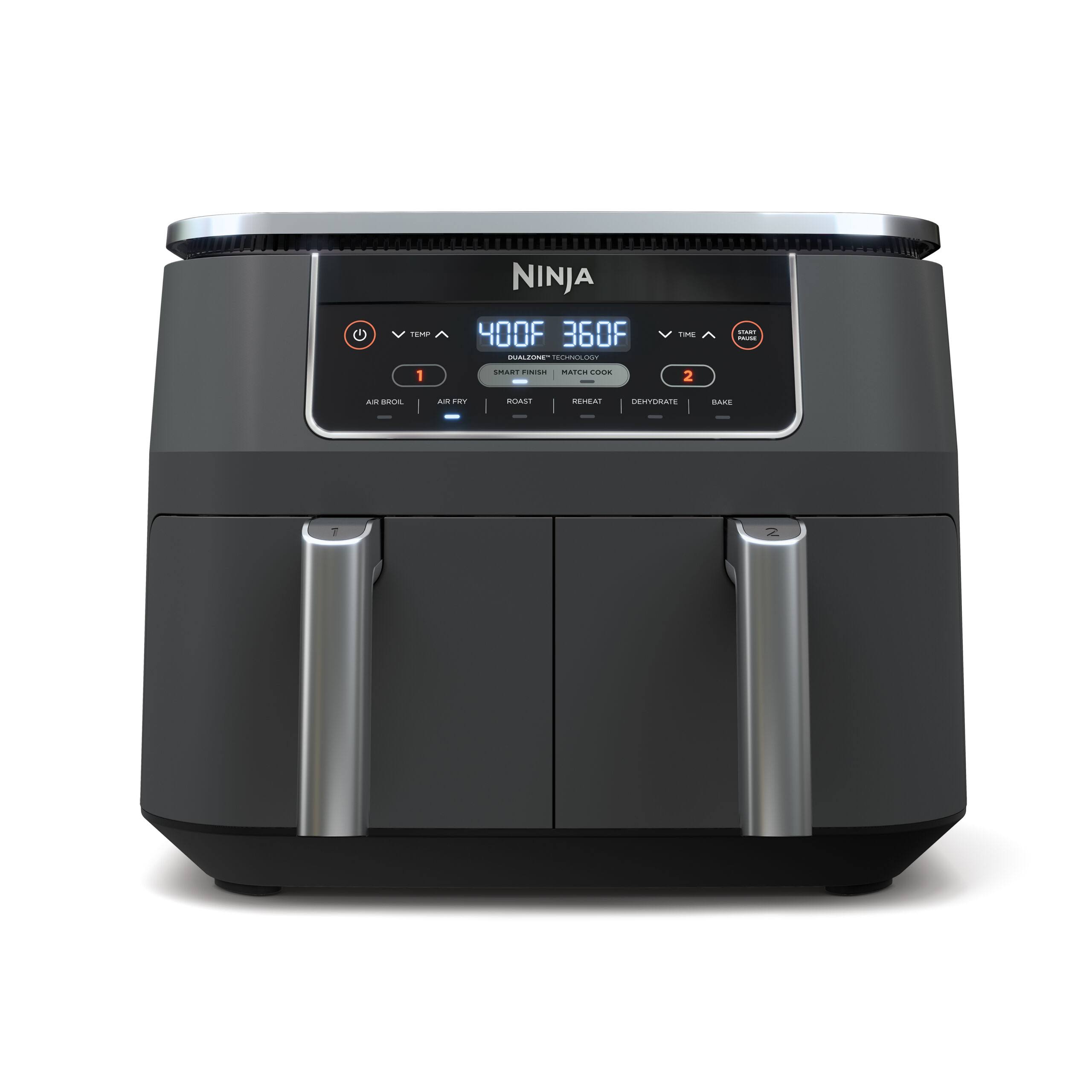 bc253b32289301184c4a86748111da920799585c028632336264cba83dfd0e1c.jpg Ninja Foodi 6-in-1 8-Qt. 2-Basket Air Fryer with DualZone Technology - Image 1