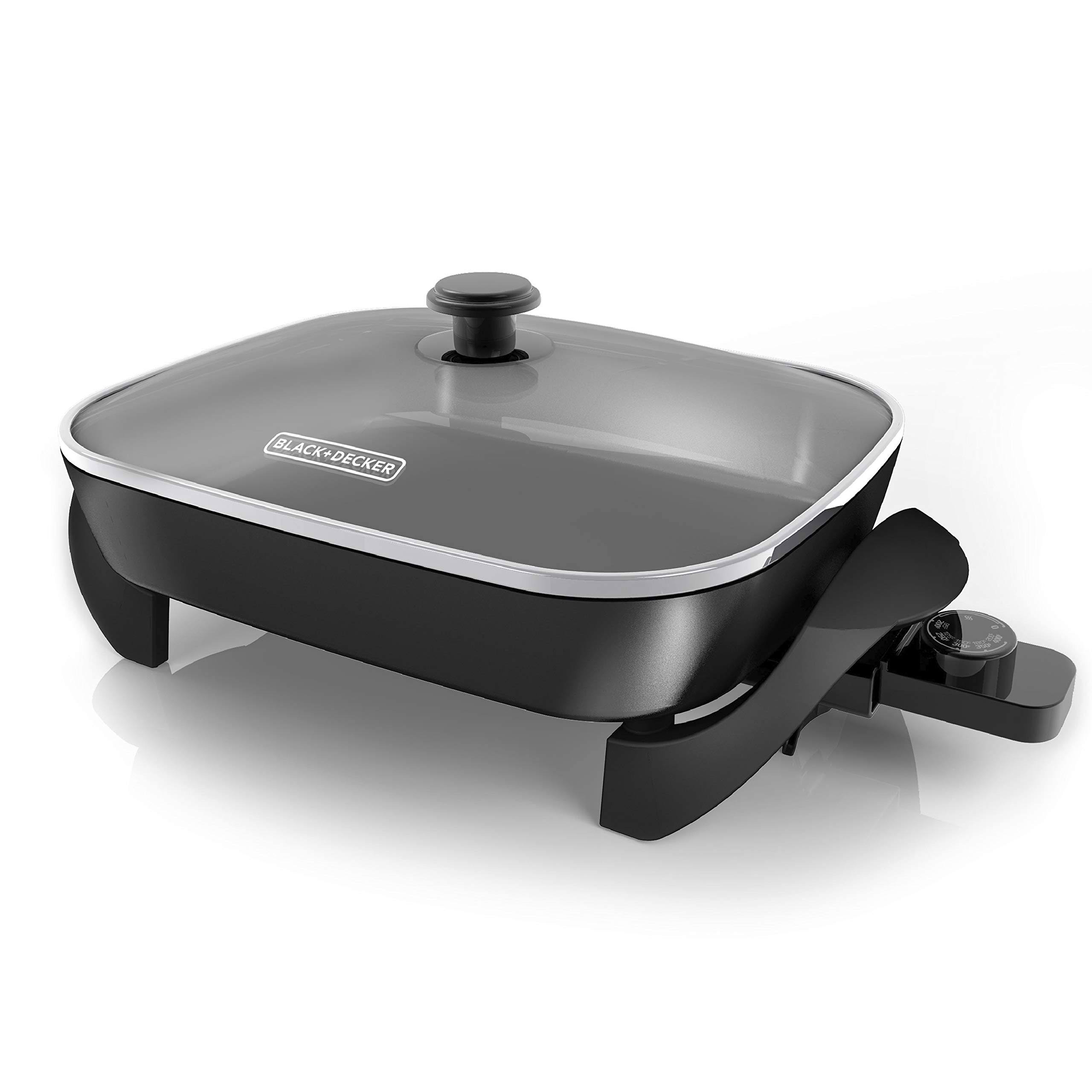 bc509e0b24d81a5298870b11f697545d8689acb94734b395e36c906603dfabcd.jpg Black & Decker 12" by 15" Electric Skillet SK1215BC - Image 1