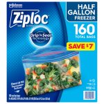 - Ziploc Half Gallon Freezer Bags (160 ct.)