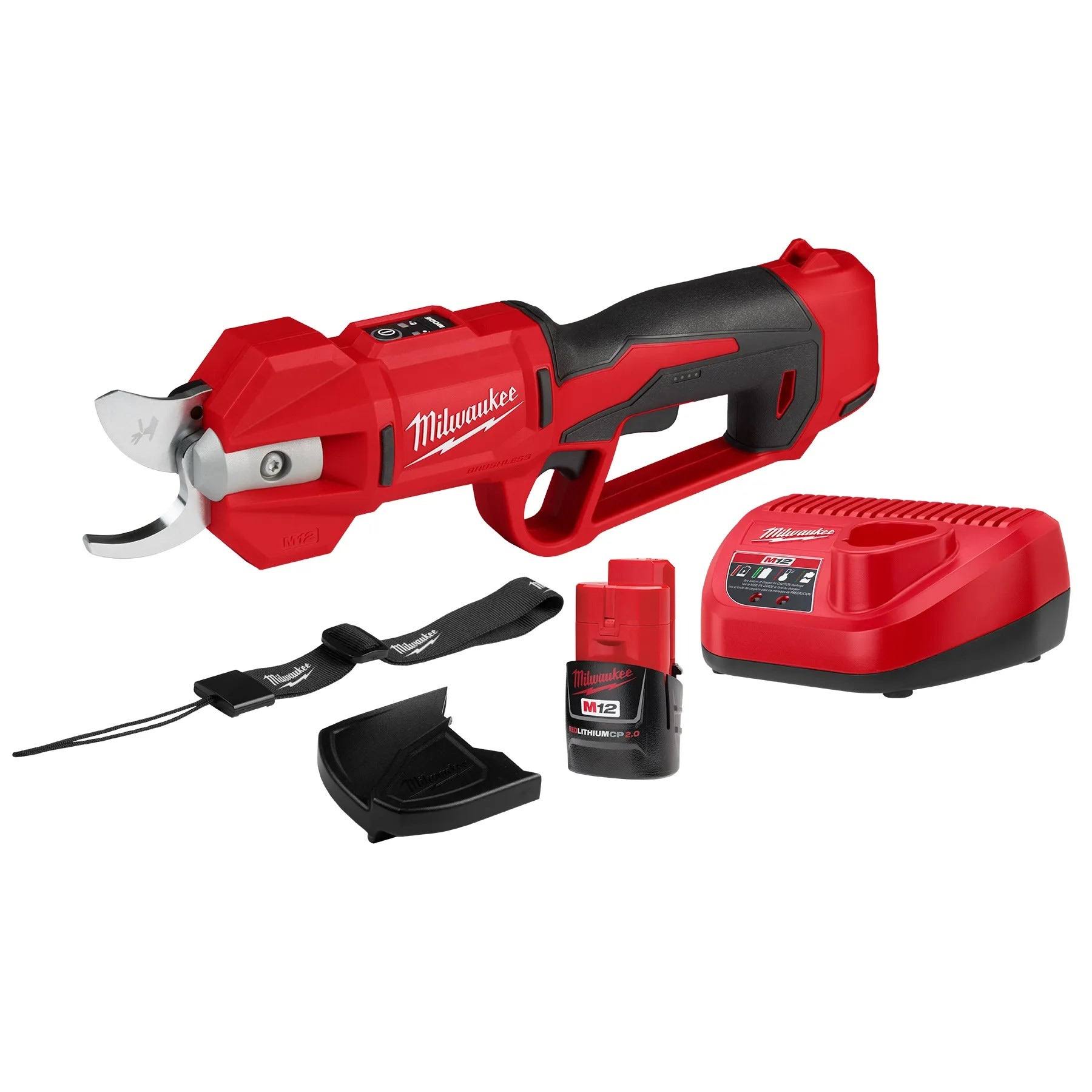 bcf4c7ae449ecc40cdc4b6fd8034e92107cdab9dedd1016dca0ab6f5bf7517d1.jpg Milwaukee 2534-21 M12 Brushless Pruning Shears Kit - Image 1