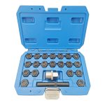 JEUCLEL 22pcs Wheel Locking Nut Key Kit Compatible with BMW Series, Wheel Lock Nut Scoket Adapter Set, Wheel Anti-Theft Lug Nut Removal Tool,