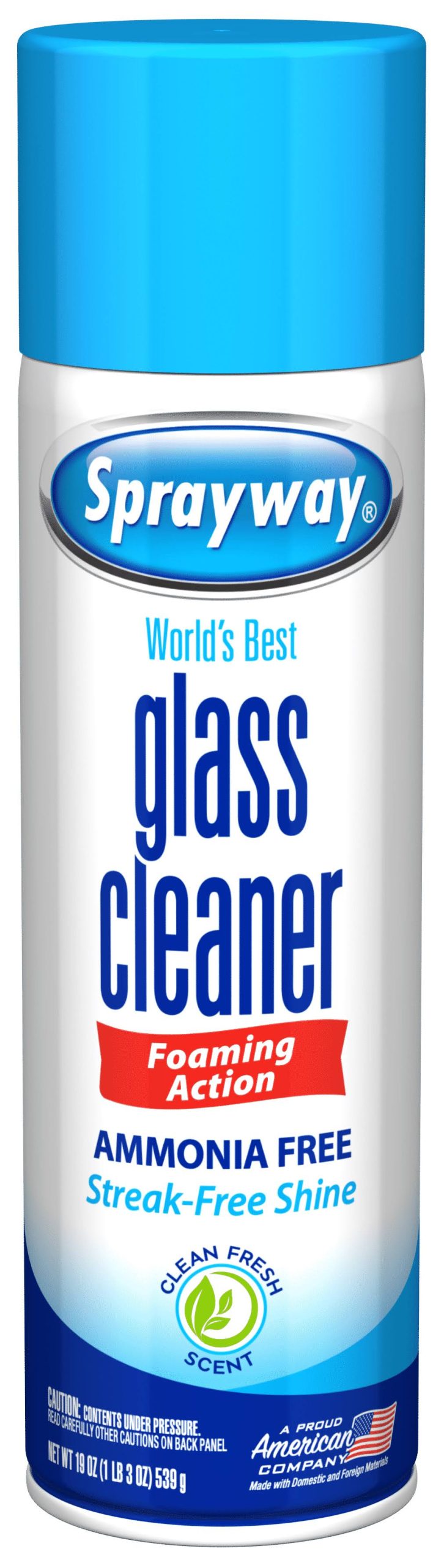 bd16232416bf3074bd742f7b29a7d042b99d5d8d364c045d0ac22c809f23a72b.jpg Sprayway Glass Cleaner - 19 oz Aerosol Spray Can - Image 1