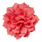 Offray Poppy Lotus Flower Great for Sewing & Crafting Projects Accessories - Red - 4 1/2 in