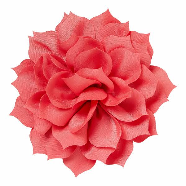 bd245a3885197c0f6fcc2277d542b7914bcba1401f638c1108b7ac8629f5b317.jpg Offray Poppy Lotus Flower Great for Sewing & Crafting Projects Accessories - Red - 4 1/2 in - Image 1