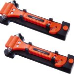 AmazonBasics Emergency Seat Belt Cutter and Window Hammer - 2-Pack