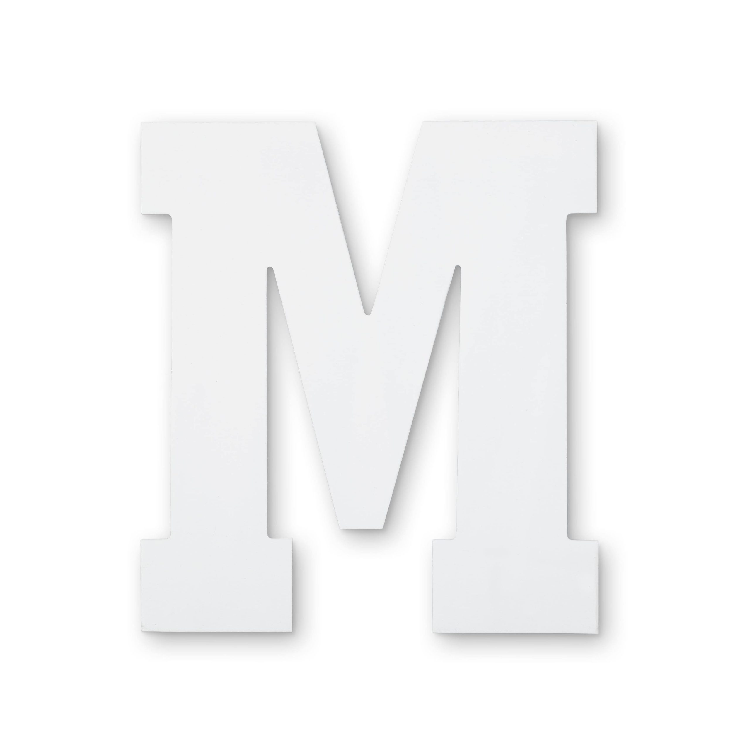 bd52ee01eab23681a202f25cd7ec8673330e2dc961dcc836f17258732c4214d2.jpg ArtMinds 13" White Wood Letter - Each - Image 1