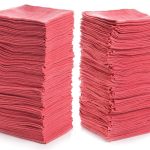 Simpli-Magic 79141 Shop Towels 14 inchx12 inch, Pack of 150, Red