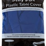 Stay Put Round Tablecover, Royal Blue, 2.5" - 12 count