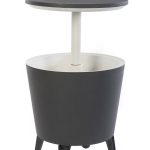 Outdoor Keter Resin Plastic Cool Bar Patio Table