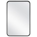 Threshold 24" x 36" Rectangular Decorative Mirror with Rounded Corners