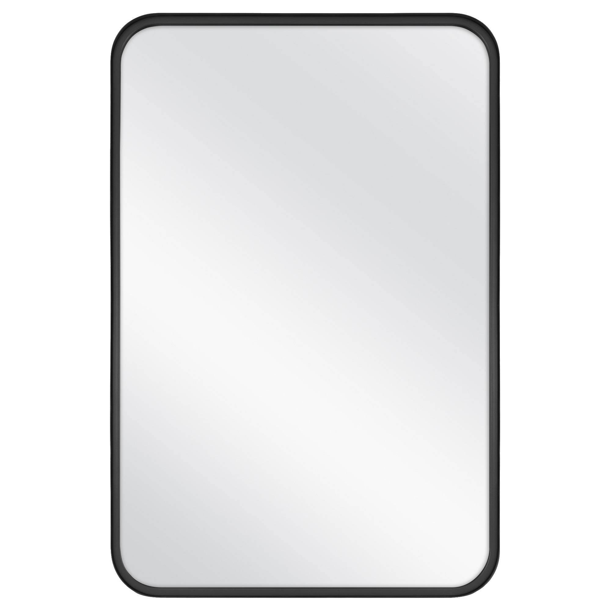 be07408bee852fa922ee9bc0103af864e5dab9ccb86273d5103b96096e9d3a58.jpg Threshold 24" x 36" Rectangular Decorative Mirror with Rounded Corners - Image 1