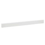 30-1/2 in. Cultured Marble Backsplash in White