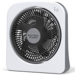Better Homes & Gardens Dual Power Indoor & Outdoor Use 3 Speeds Portable Fan - White - 9 in
