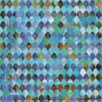 Inhome 47" x 24" Sea Glass Static Window Film